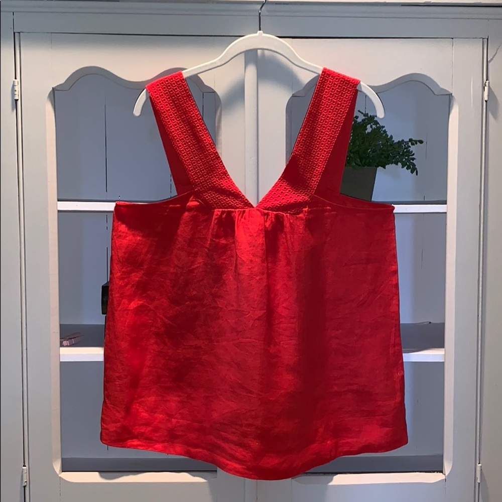 J Crew Factory Eyelet Strap tank